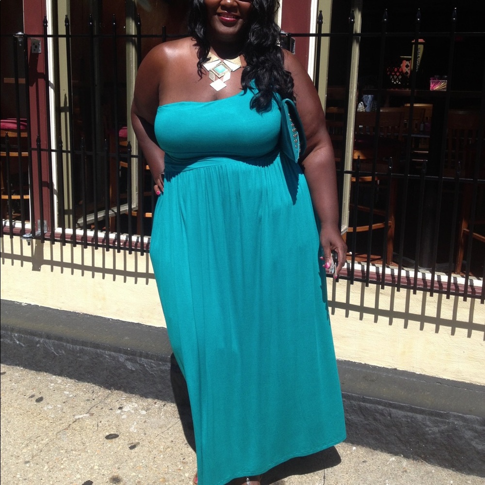 SWAK one shoulder knit dress